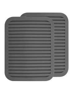 Juego de 2 Mats de Silicona Resistentes al Calor SUNMVEHOT 22.86x30.48cm