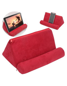 Soporte de Almohada para Tableta Jwthee Rojo 24.5x16.5x12 cm