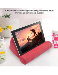 Soporte de Almohada para Tableta Jwthee Rojo 24.5x16.5x12 cm 2