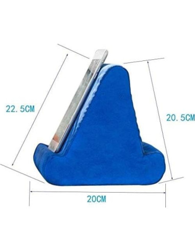 Cojín de Espuma Soporte para Tableta Fourd Azul 32.5x28.5cm