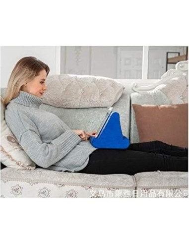 Cojín de Espuma Soporte para Tableta Fourd Azul 32.5x28.5cm