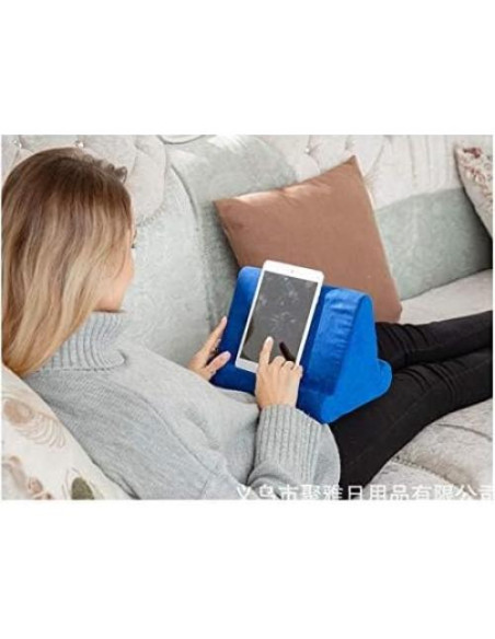 Cojín de Espuma Soporte para Tableta Fourd Azul 32.5x28.5cm