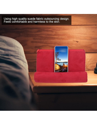Soporte de Almohada para Tableta Jwthee Rojo 24.5x16.5x12 cm