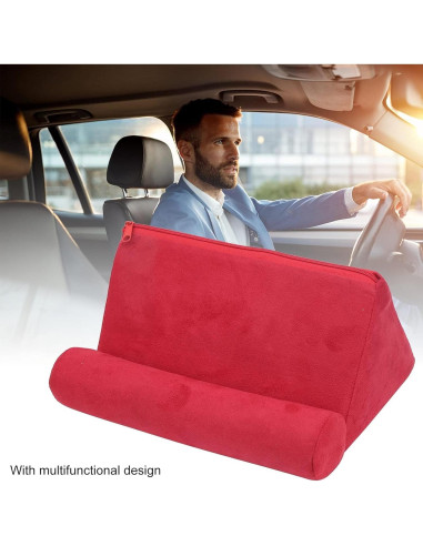 Soporte de Almohada para Tableta Jwthee Rojo 24.5x16.5x12 cm