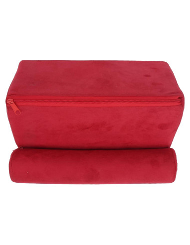 Soporte de Almohada KIMISS para Tabletas y Móviles Rojo 24.5x16.5x12 cm