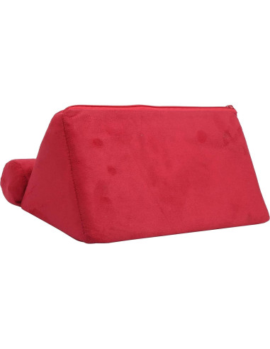 Soporte de Almohada KIMISS para Tabletas y Móviles Rojo 24.5x16.5x12 cm