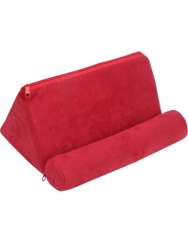 Soporte de Almohada KIMISS para Tabletas y Móviles Rojo 24.5x16.5x12 cm