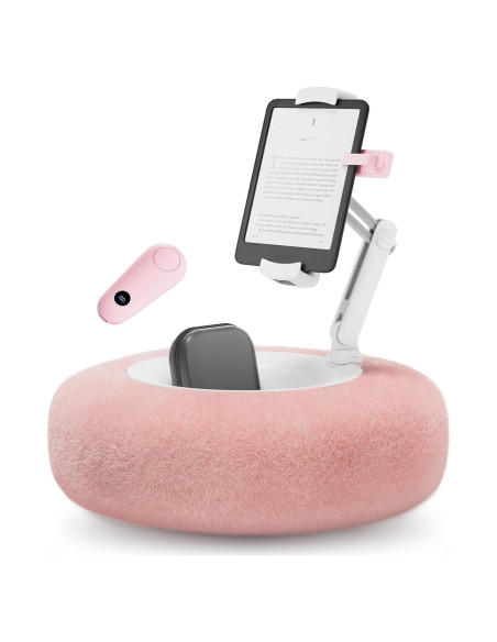 Soporte de Almohada para Tablet VoltifyMax 360 Ajustable Rosa