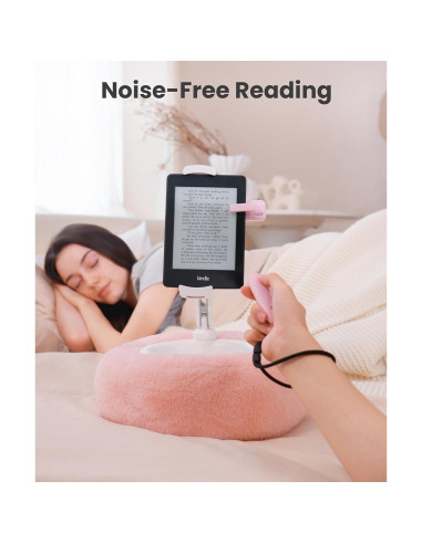 Soporte de Almohada para Tablet VoltifyMax 360 Ajustable Rosa