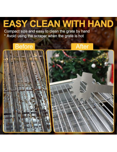Raspador de BBQ XYK 10 en 1 Acero Inoxidable 24.89 cm 2