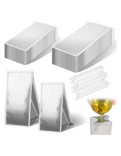 20 Bolsas Desechables de Aluminio Droutti para Grasa 3L