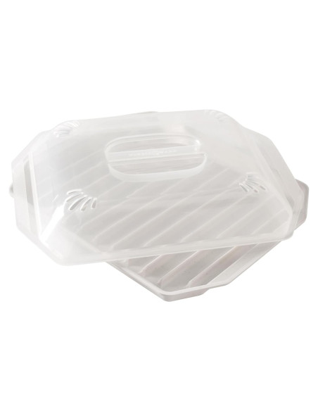 Bandeja para Bacon Nordic Ware con Tapa 26x20 cm