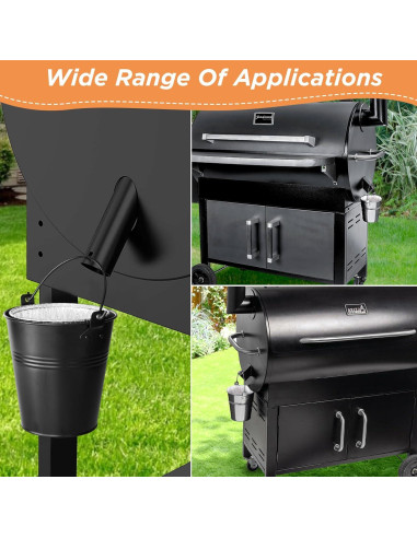 Paquete de 24 forros desechables para cubo de grasa Whaleme 16x15 cm