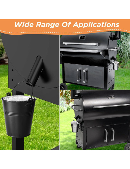 Paquete de 24 forros desechables para cubo de grasa Whaleme 16x15 cm Paquete de 24 forros desechables para cubo de grasa Whaleme 16x15 cm