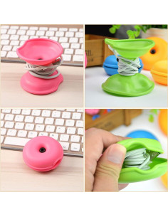 Organizador de Cables Zerodeko 15 Pcs Tortuga Colorido TPR 2