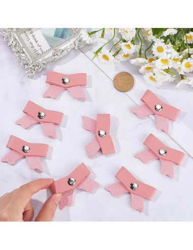 10 Pcs Clips Organizadores de Cables GORGECRAFT Rosa PU