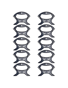 Organizador de Cuerda DOITOOL 10PCS 13x9.9cm Negro