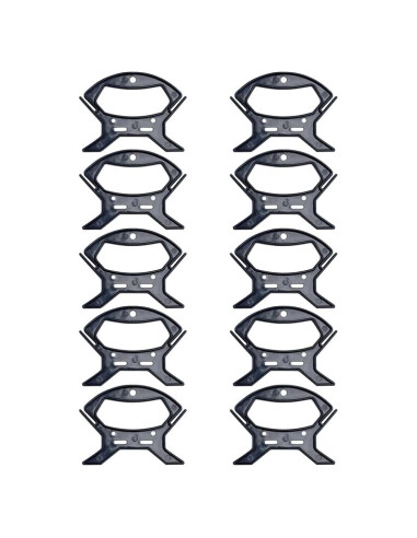 Organizador de Cuerda DOITOOL 10PCS 13x9.9cm Negro