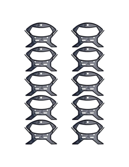 Organizador de Cuerda DOITOOL 10PCS 13x9.9cm Negro