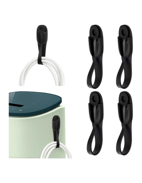 Organizador de Cables FYY 4 Pcs Soporte Adhesivo Silicona Organizador de Cables FYY 4 Pcs Soporte Adhesivo Silicona