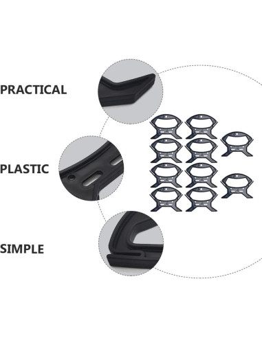 Organizador de Cuerda DOITOOL 10PCS 13x9.9cm Negro