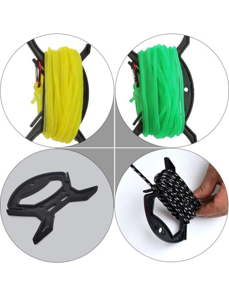 Organizador de Cuerda DOITOOL 10PCS 13x9.9cm Negro