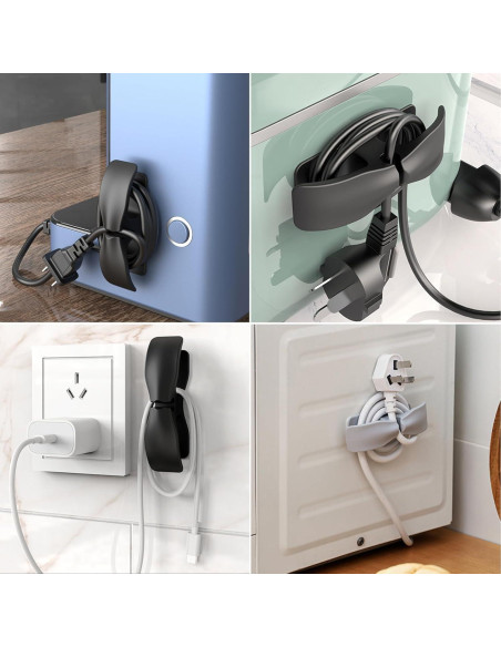 Organizador de Cables para Electrodomésticos TSJLIKI 6 Pcs Organizador de Cables para Electrodomésticos TSJLIKI 6 Pcs