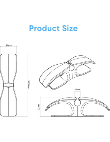 Organizador de Cables para Electrodomésticos TSJLIKI 6 Pcs
