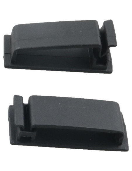 20 Clips de Gestión de Cables Autoadhesivos WELWIK PA66 Negros 20 Clips de Gestión de Cables Autoadhesivos WELWIK PA66 Negros