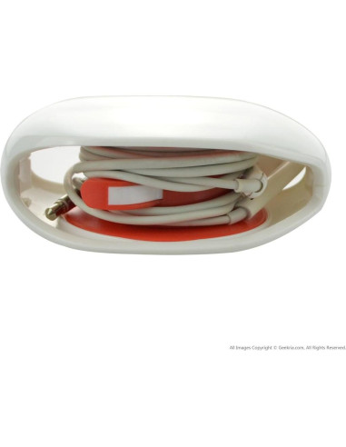 Caja de Almacenamiento para Auriculares in-Ear Geekria Blanco