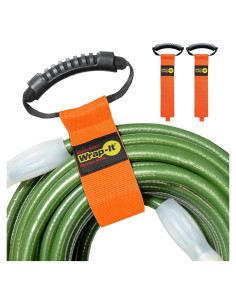 Correa de Almacenamiento Wrap-It 28" Naranja Brillante - 2 Piezas