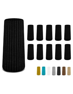 16 Calcetines Protectores de Silla IAMZAY Negros Antideslizantes