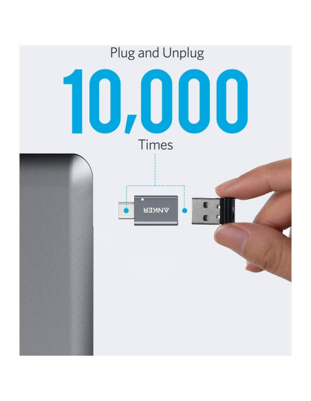 Adaptador USB-C Anker 2 Piezas Alta Velocidad Tipo C a USB 3.0