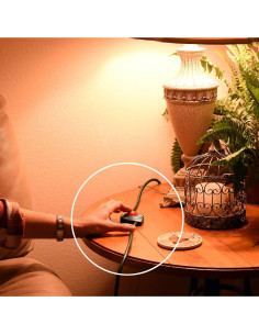 Cable de Extensión Electes 2.54m 3 Salidas con Interruptor Verde 2