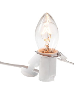 Clip de Luz para Casa de Pueblo Navideño Creative Hobbies 1.83m 2