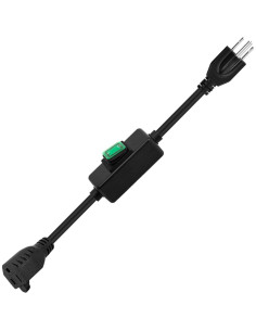 Cable de Extensión Impermeable 0.46m DEALTUS con Interruptor On/Off 2