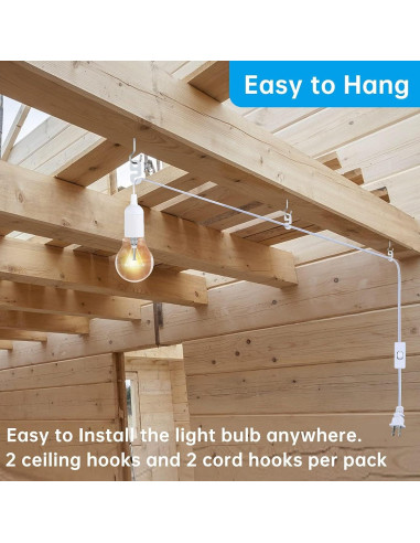 Cable de Extensión para Linterna Colgante Simple Deluxe E26 3.66m