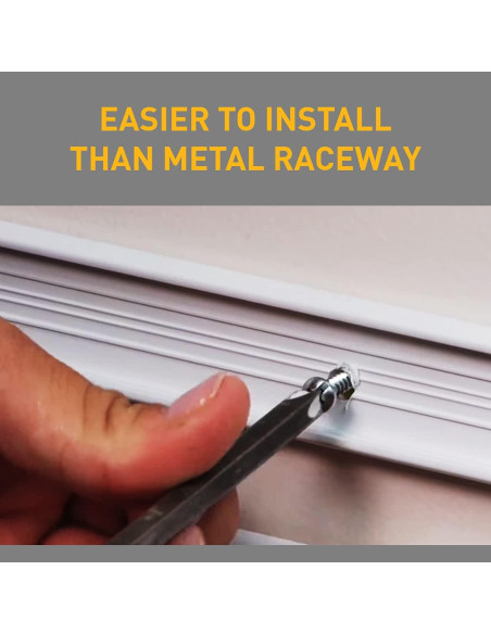 Kit de Canalización Plástica Legrand Wiremold NMW2-S Blanco