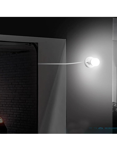 Portalámparas colgante BUBYVV E26/E27 15 pies con interruptor