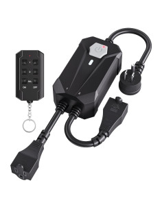 Enchufe Remoto Inalámbrico NEARPOW 15A 1875W a Prueba de Agua
