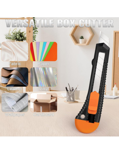 Cuchillo Utility Retráctil TIFICAL 4 Pack 18mm Acero Carbono