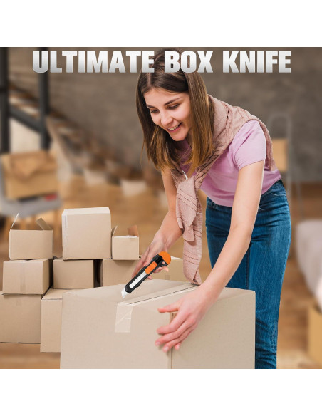 Cuchillo Utility Retráctil TIFICAL 4 Pack 18mm Acero Carbono