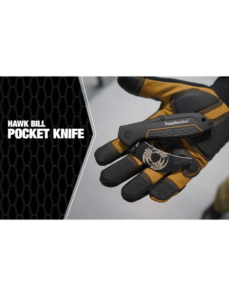 Cuchillo de Bolsillo Hawk Bill Southwire 6.6 cm Acero Inoxidable