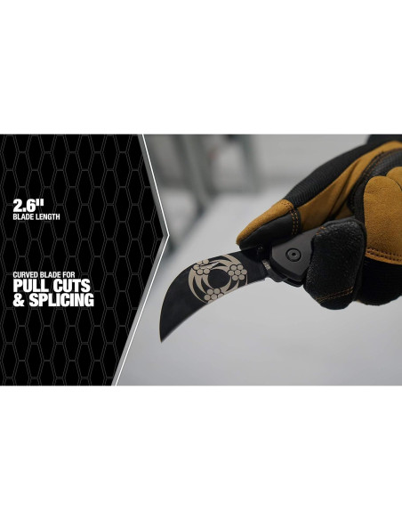 Cuchillo de Bolsillo Hawk Bill Southwire 6.6 cm Acero Inoxidable