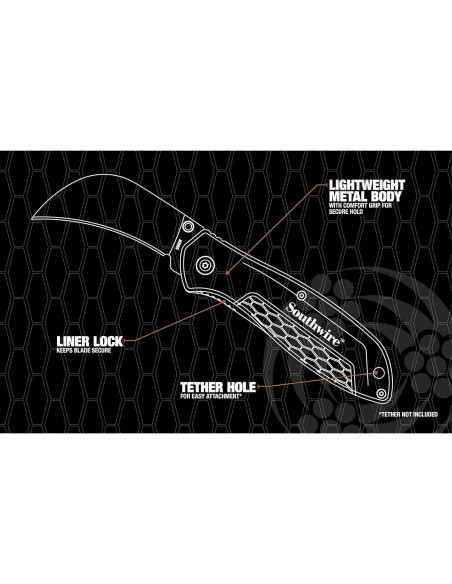 Cuchillo de Bolsillo Hawk Bill Southwire 6.6 cm Acero Inoxidable