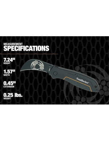 Cuchillo de Bolsillo Hawk Bill Southwire 6.6 cm Acero Inoxidable