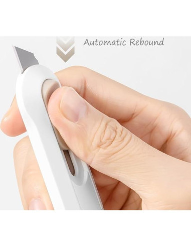 4 Cuchillos Utilitarios Retráctiles Cilava - Acero al Carbono