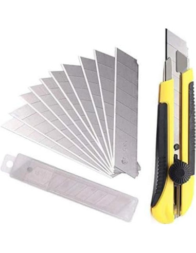 Cuchillo Utility Scimaker 25mm con 10 Hojas SK5 Reemplazables