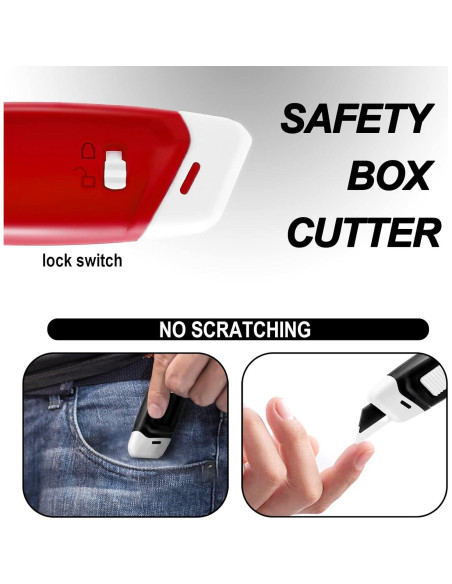 Cortador de Cajas Cerámico Retráctil Sonuimy 3PCS