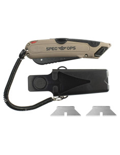 Cuchillo de Seguridad Spec Ops Retráctil con Funda y Cordón